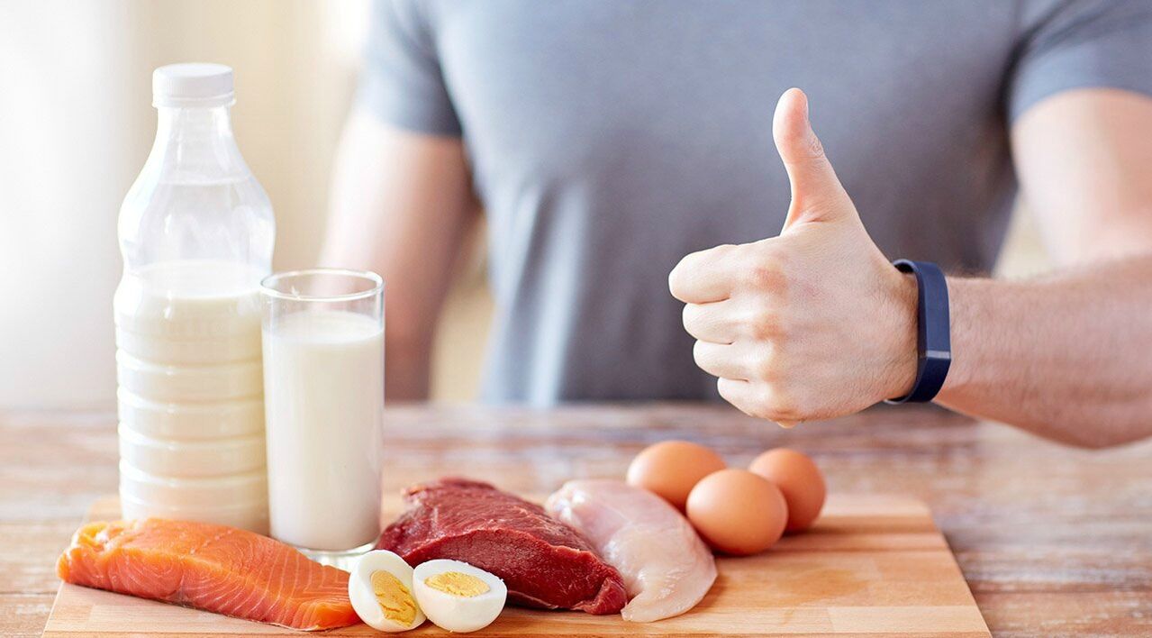 Gesond Protein Liewensmëttel