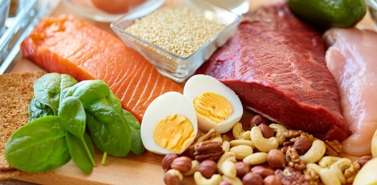 Liewensmëttel erlaabt op enger Protein Diät